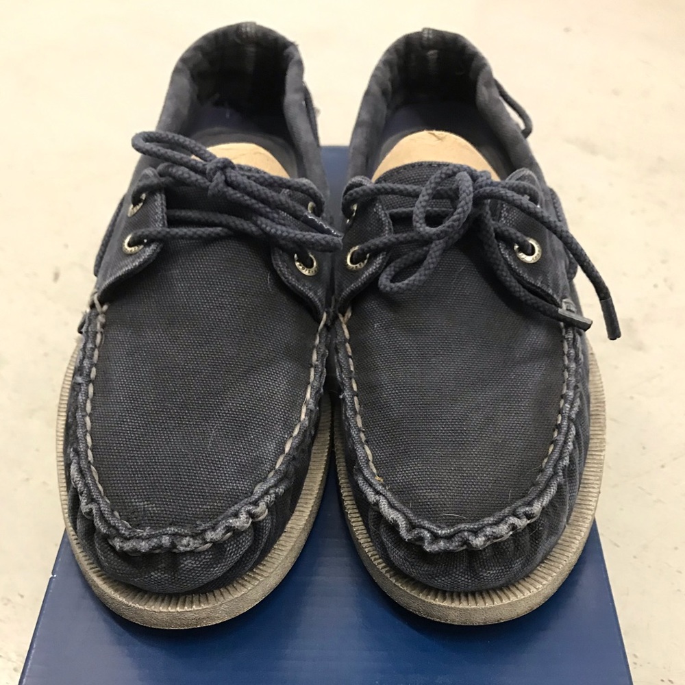 Sperry Boat Shoes - 2 Eye Color Wash Navy